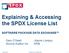 Explaining & Accessing the SPDX License List