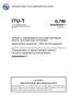ITU-T G.798. Amendment 1 (07/2011) Characteristics of optical transport network hierarchy equipment functional blocks Amendment 1