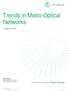 Trends in Metro Optical Networks