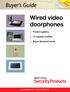 Wired video doorphones