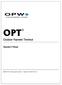 OPT. Outdoor Payment Terminal. Operator s Manual OPW Fuel Management Systems Manual No. M Rev. 3
