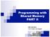 Programming with Shared Memory PART II. HPC Fall 2012 Prof. Robert van Engelen