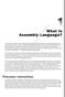 COPYRIGHTED MATERIAL. What Is Assembly Language? Processor Instructions
