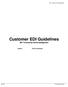 Customer EDI Guidelines 997 Functional Acknowledgment