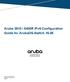 Aruba 3810 / 5400R IPv6 Configuration Guide for ArubaOS-Switch 16.05