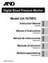 Digital Blood Pressure Monitor. Model UA-767NFC