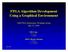 FPGA Algorithm Development Using a Graphical Environment