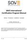 SAVE International Certification Program Manual