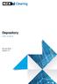 Depository. User Guide June 2016 Version 1.5