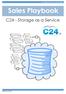 C24 Storage as a Service - Sales Playbook. Sales Playbook. C24 - Storage as a Service