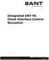 Integrated ANT-FS Client Interface Control Document