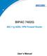 BIPAC 7402G g ADSL VPN Firewall Router. User s Manual