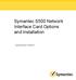 Symantec S500 Network Interface Card Options and Installation