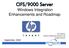 CIFS/9000 Server. Windows Integration Enhancements and Roadmap. September, Eric Roseme Systems Networking Solutions Lab Hewlett-Packard