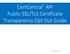 CertCentral API Public SSL/TLS Certificate Transparency Opt Out Guide