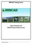 Useful Information and IRRICAD Design Practices Course IRRICAD Training Course