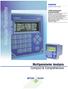 Analyzer/Transmitter. Multiparameter Analysis Compact & Comprehensive. THORNTON Leading Pure Water Analytics