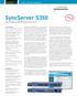 The SyncServer S350 is your answer to bringing perfect timing to your network securely, reliably and easily and for many years to come.