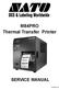 M84PRO Thermal Transfer Printer SERVICE MANUAL