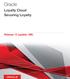 Oracle. Loyalty Cloud Securing Loyalty. Release 13 (update 18B)