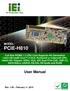 PCIE-H810. User Manual MODEL: