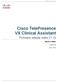Cisco TelePresence VX Clinical Assistant