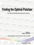 Finding the Optimal Polarizer