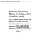 Electronic Transaction Manual for Arkansas Blue Cross Blue Shield