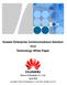 Huawei Enterprise Communications Solution V3.0 Technology White Paper
