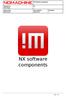 NX software components