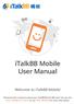 italkbb Mobile User Manual