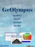 GeOlympus. GeoPACS GeoTR GeoStaR GeoWZ