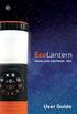 EcoLantern. Models: GDI-EXLTN User Guide