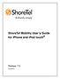 ShoreTel Mobility User s Guide for iphone and ipod touch