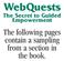WebQuests The Secret to Guided Empowerment