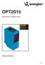 OPT2015. High-performance distance sensor. Operating Instructions