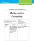 Mathematics Geometry