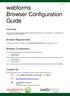 webforms Browser Configuration Guide
