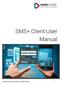 SMS+ Client User Manual