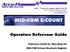 MID:COM E:COUNT. Operators Reference Guide. Reference Guide for Operating the. MID:COM E:Count Electronic Register
