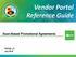 Vendor Portal Reference Guide