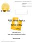 RISE Web Portal Time Entry
