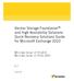 Veritas Storage Foundation and High Availability Solutions Quick Recovery Solutions Guide for Microsoft Exchange 2010