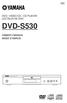 UCA DVD / VIDEO CD / CD PLAYER LECTEUR DE DVD DVD-S530 OWNER S MANUAL MODE D EMPLOI STANDBY /ON