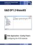 Guntermann & Drunck GmbH  G&D DP1.2-VisionXG. Web Application»Config Panel«Configuring the KVM extender A