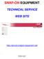 SNAP-ON EQUIPMENT TECHNICAL SERVICE WEB SITE