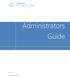 Administrators Guide. Version 4.0