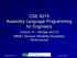 CSE A215 Assembly Language Programming for Engineers