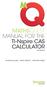 MATHSQUEST MANUAL FOR THE TI-Nspire CAS CALCULATOR 5TH EDITION