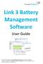 Link 3 Battery Management Software User Guide